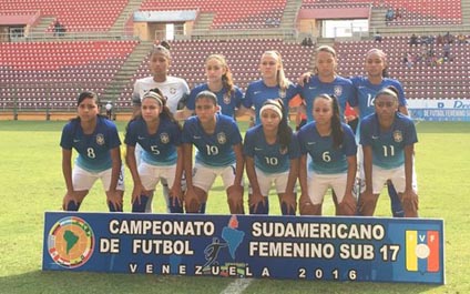 Brasil clasifica al Mundial femenino sub’17