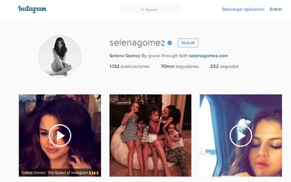 Selena Gomez destrona a Taylor Swift en Instagram 