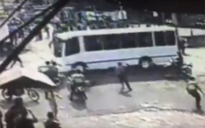 Mueren arrollados dos policías durante protesta en Táchira