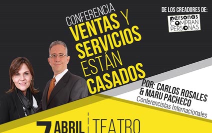 Dictan conferencia Venta y servicios están casados