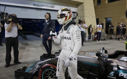 Hamilton saldrá primero en el GP de Bahréin