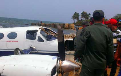 Hallan rastros de urea en la narcoavioneta
