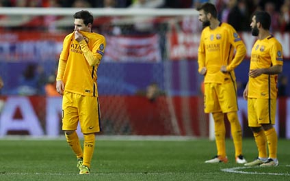 Atlético de Madrid destrona al campeón Barcelona