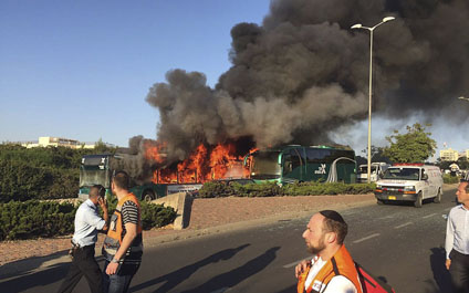 Explosión de autobús en Jerusalén deja 16 heridos