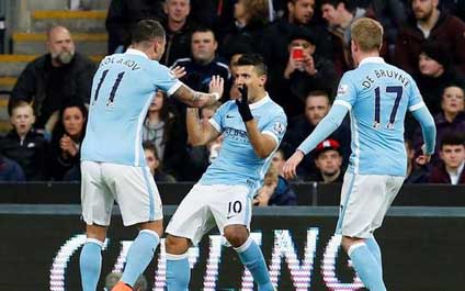 El "Kun" Agüero llega a 100 goles en la Premier 
