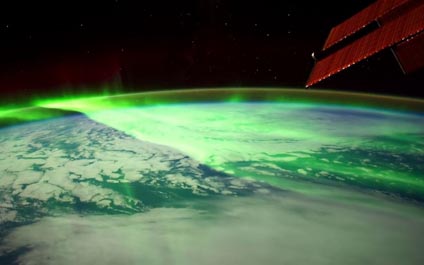 Nasa muestra imágenes de una aurora boreal
