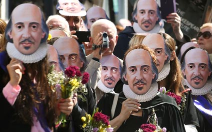 Conmemoran el 400 aniversario de la muerte de Shakespeare