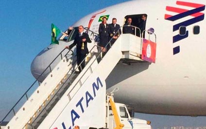 Llama olímpica llega a Brasil
