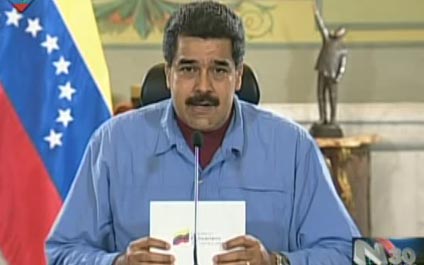 Maduro y ministros evalúan la distribución de alimentos