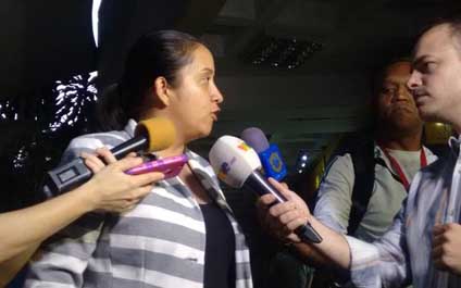 GNB interrumpe protesta de Gaby Arellano en el TSJ