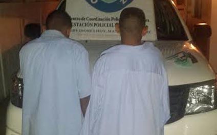 Capturados en una camioneta de Corpoelec robada