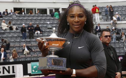 Serena Williams gana su cuarto torneo de Roma