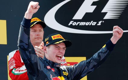 Max Verstappen se convierte en el más joven en ganar en la F1