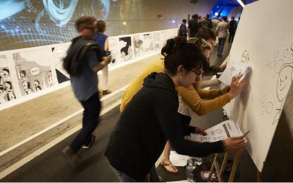 Cómic de 1,6 kilómetros de largo bate récord mundial en Francia