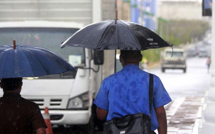 Se esperan lluvias y tormentas eléctricas