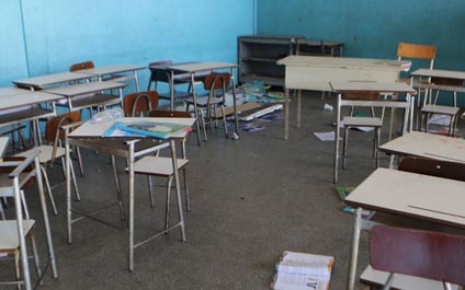 Escuela Delia Huerta está en crisis por la inseguridad
