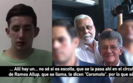 Difunden video que acusa a jefe de seguridad de Ramos Allup