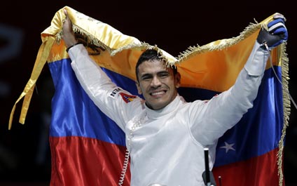Rubén Limardo es el abanderado nacional para Río 2016
