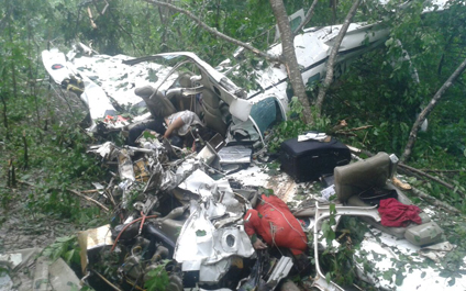 Se estrella avioneta en Ocumare del Tuy
