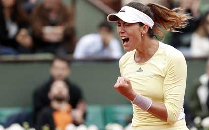 Muguruza se planta en cuartos de Roland Garros