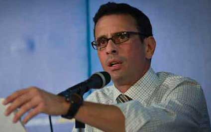 Henrique Capriles exige respuesta por parte del CNE