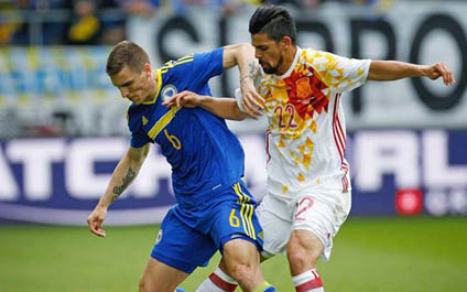 España se impone en amistoso ante Bosnia 