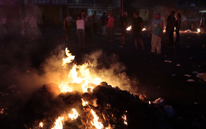 Arde El Milagro por fallas en el servicio eléctrico