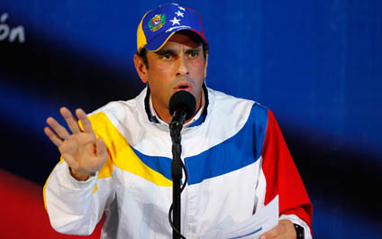 Capriles critica a “Chúo” y la MUD por no protestar