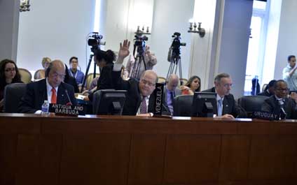 El Caribe le dio la espalda al Gobierno en sesión de OEA