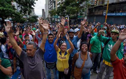 Convulsionados por hambre
