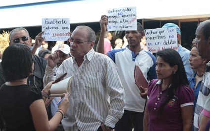 "El magisterio no se va a doblegar ni se va a entregar"