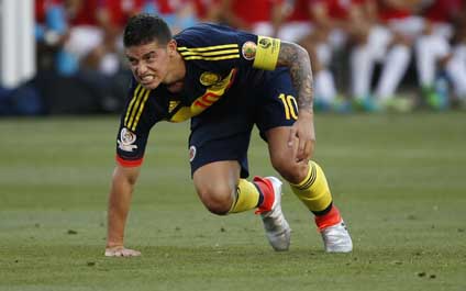 Colombia sale ante Paraguay con la incógnita de James
