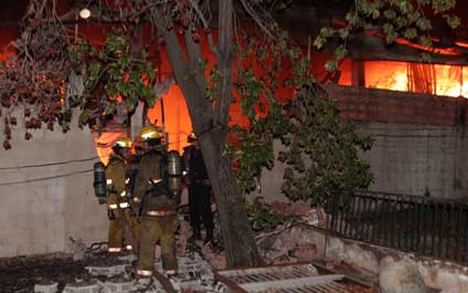 Centella provoca incendio en un taller de Maracaibo