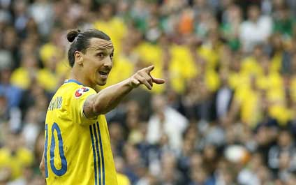 Ibrahimovic será el blanco de la defensa de Italia ante Suecia