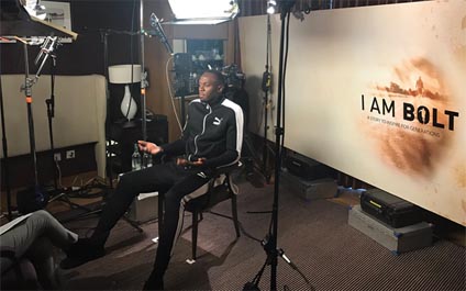 Usain Bolt presenta en Londres documental sobre su vida
