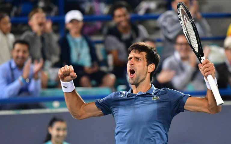 Djokovic debuta en el torneo de Doha victoria