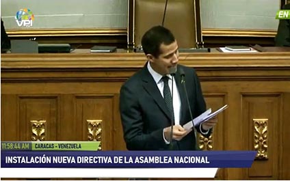 Juan Guaidó es el nuevo presidente de la AN