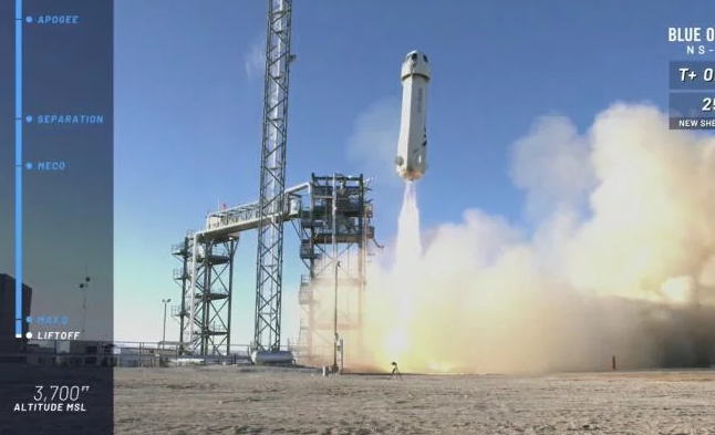 Blue Origin lanza su décimo vuelo espacial