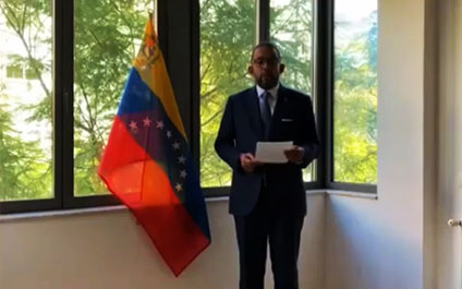 Diplomático venezolano en Portugal reconoce a Guaidó 