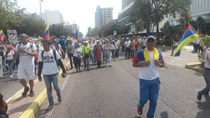 Arranca marcha en Maracaibo hasta el cuartel El Libertador 