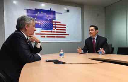 Tajani se reúne con el enviado de Guaidó a EEUU