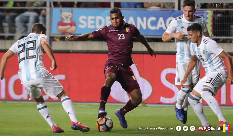 La Vinotinto sub20 se derrumba ante Argentina 