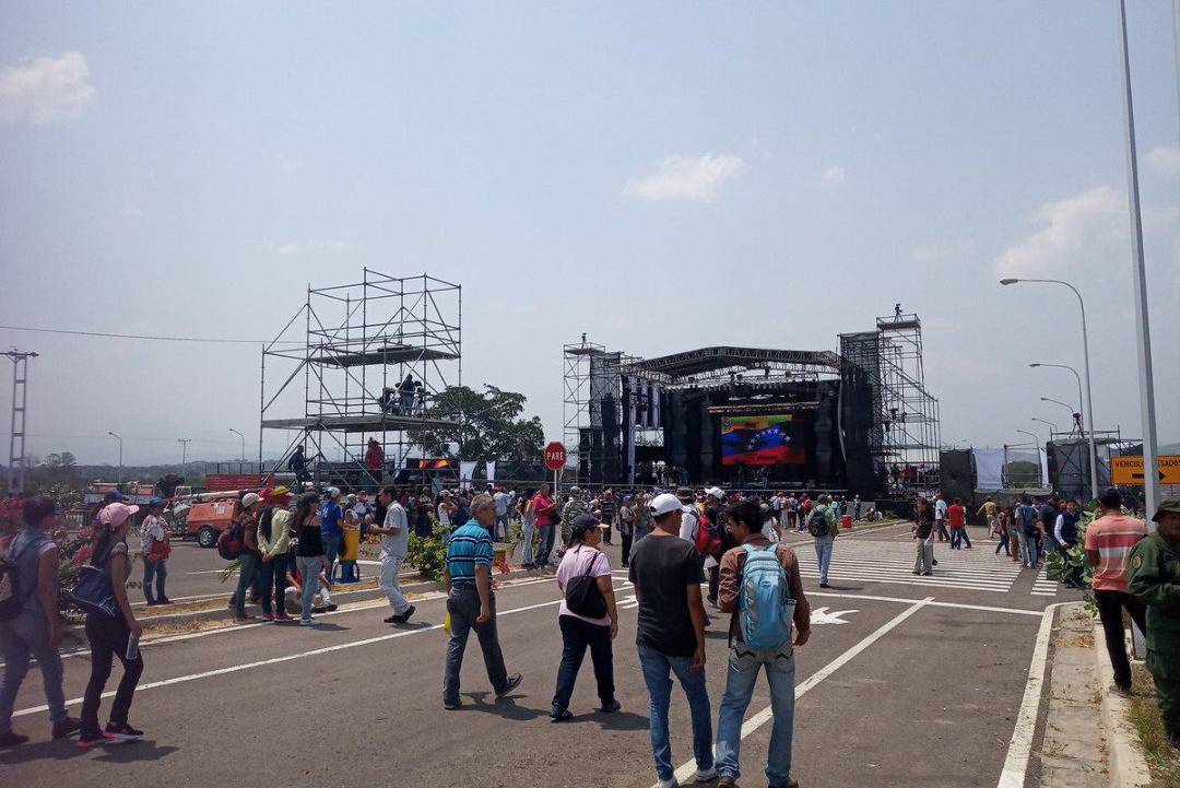 Suspenden segundo concierto chavista en frontera