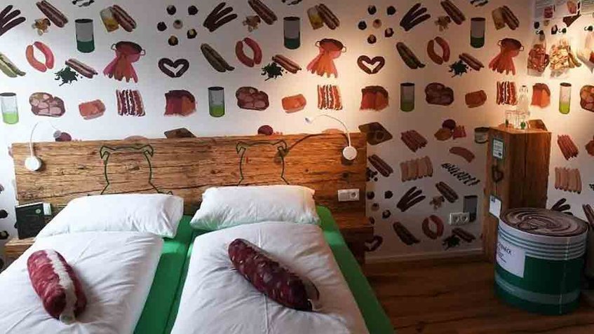 Hotel inspirado en las salchichas es todo un éxito