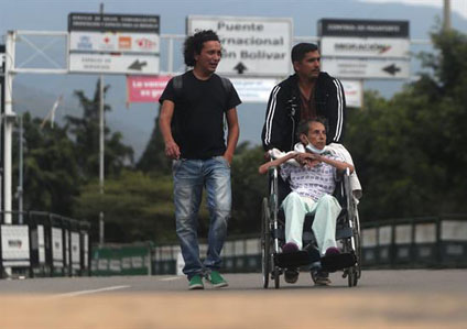 Miles de afectados en Venezuela porlas fronteras cerradas