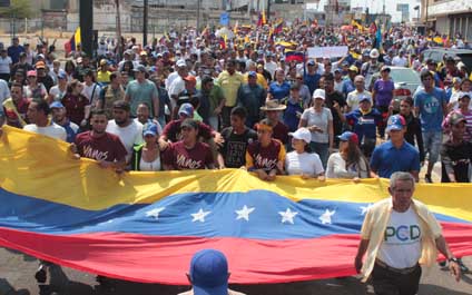 Así vivieron los marabinos el regreso de Guaidó