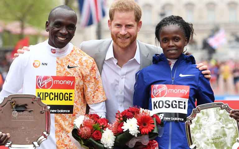 Kipchoge y Kosgei ganan el maratón de Londres
