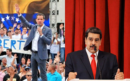 Maduro y Guaidó miden fuerzas antes del 1 de mayo