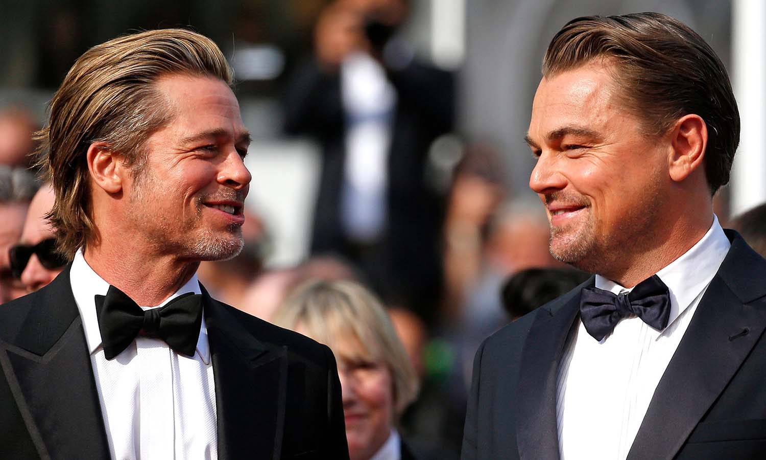 Brad Pitt y Leonardo DiCaprio se roban las miradas en Cannes