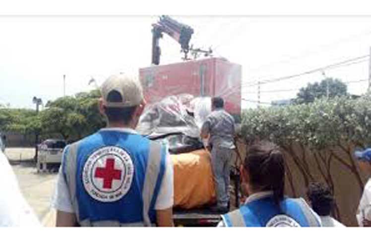 Llega el primer lote de ayuda humanitaria al Zulia